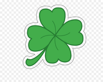 Four-leaf clover Sticker Image Decal - clover Four-leaf clover Sticker Image Decal - clover