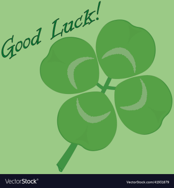 four petal clover leaf for good luck four petal clover leaf for good luck