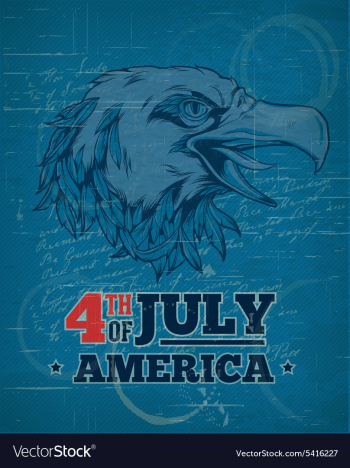 Fourth of july vector image