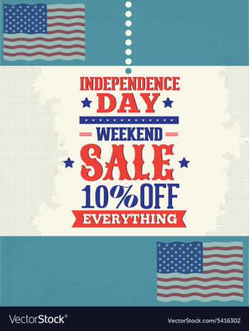 Fourth of july vector image