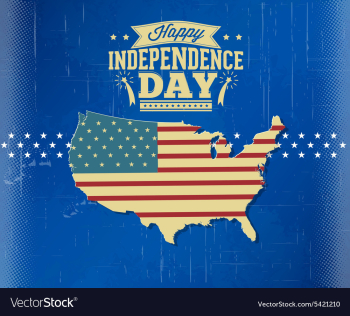Fourth of july vector image