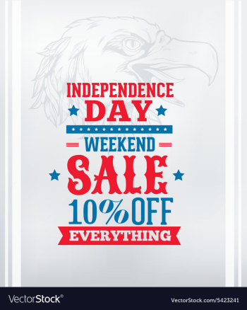 Fourth of july vector image