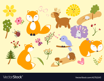 fox and nature fox and nature