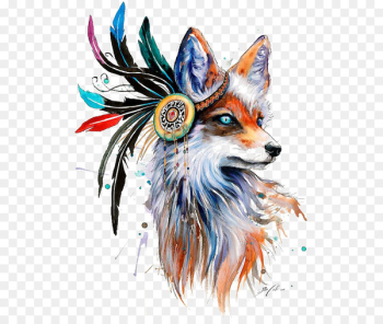 Fox Drawing Art Painting - fox Fox Drawing Art Painting - fox
