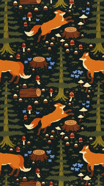 Fox pattern phone wallpaper, cute | Free Photo Illustration - rawpixel Fox pattern phone wallpaper, cute | Free Photo Illustration - rawpixel