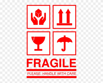Fragile Sticker Fragile Sticker