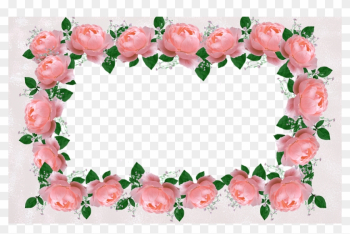 Frame, Border, Decorative, Floral, Roses - Flower Pixel Art Frame