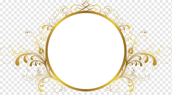 frame Computer file, frame, round gold floral framed mirror illustration, frame, golden Frame, text png