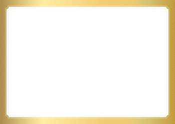 Frame , Empty Certificate Template , gold border transparent background PNG clipart