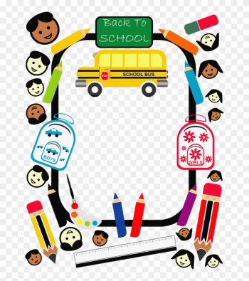 Frame Escolar Png - Ride To School Borders