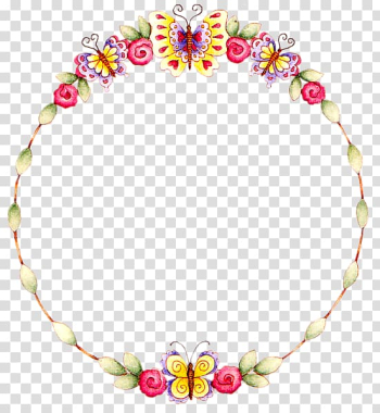 Frame , Floral Round Frame Background transparent background PNG clipart Frame , Floral Round Frame Background transparent background PNG clipart