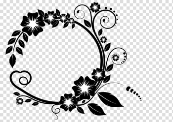 Frame Flower , White Flower Frame Free transparent background PNG clipart