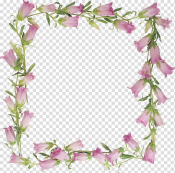 Frame, Lily of the valley decorative borders transparent background PNG clipart