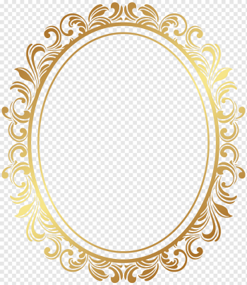 frame, Oval Border Deco Frame, oval gold ornate frame, image File Formats, rectangle, symmetry png