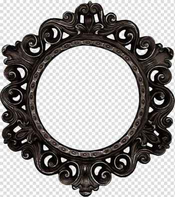 Frame, round ornate mirror frame transparent background PNG clipart Frame, round ornate mirror frame transparent background PNG clipart