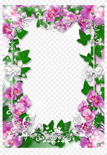 Frame, Studio, House, Flower Backgrounds, 1, Style, - Orchids Borders And Frames