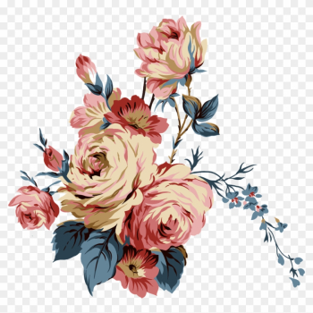Frames & Png - Flowers Vintage Illustration Png Frames & Png - Flowers Vintage Illustration Png