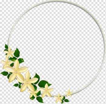 Frames Desktop Digital , flowers frame transparent background PNG clipart