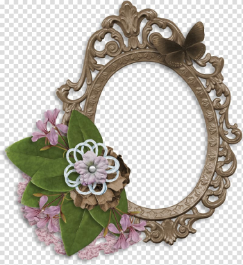 Frames Digital Flower , beaver transparent background PNG clipart