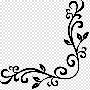 Frames Floral design , corner Flourish transparent background PNG clipart