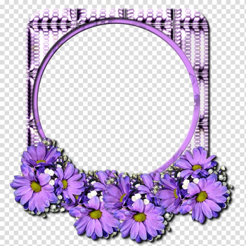 Frames Floral design Lilac, Pinceladas transparent background PNG clipart