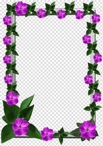 Frames Flower , flower frame transparent background PNG clipart