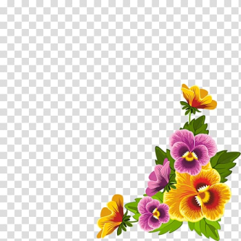 Frames Flower , flower transparent background PNG clipart