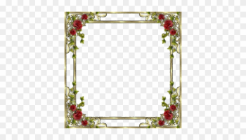 Frames Gold Roses Flower - Picture Frame Frames Gold Roses Flower - Picture Frame