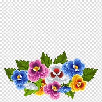 Frames Pansy , others transparent background PNG clipart