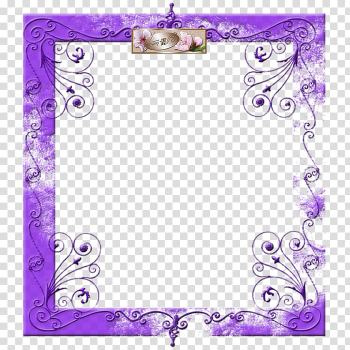 Frames Purple Film frame, purple transparent background PNG clipart