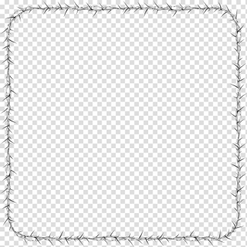 Frames Thorns, spines, and prickles Square , love frame transparent background PNG clipart