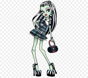 Frankie Stein, Frankensteins Monster, Monster High, Fashion Illustration, Cartoon PNG