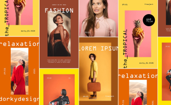 free 6 Dorky Instagram Story Template Design
