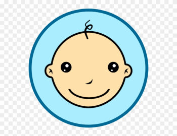 Free Baby Clip Art - Baby Face Clipart Png