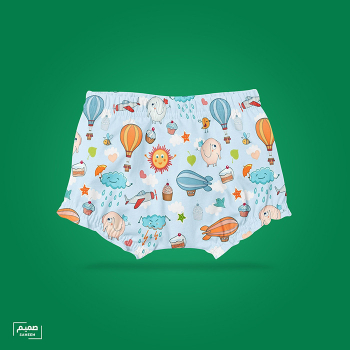 Free baby pants mockup