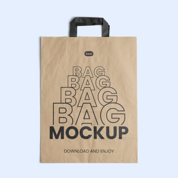 Free Big Shopping Bag Mockup