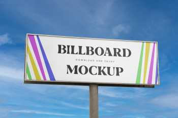 Free Big Wide Billboard Mockup