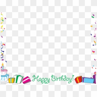 Free Birthday Border PNG Images | Birthday Border Transparent ...
