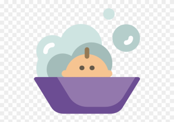 Free Black Baby Icon - Baby Bath Icon Png