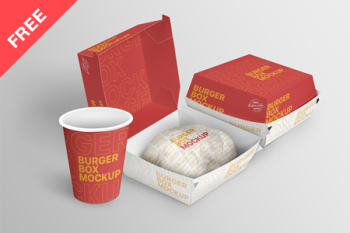 Free Burger Box Mockup dx ock ge burger box ger burger box rger boy mockup ockup burger burger box mockup burger box mockup free 