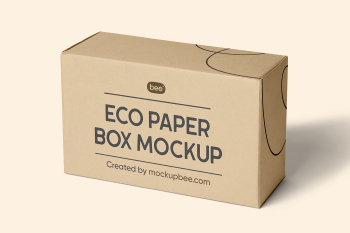 Free Cardboard Box Mockup Free Cardboard Box Mockup