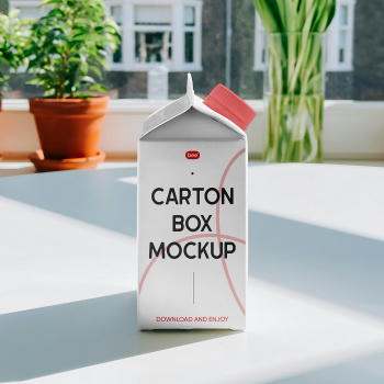 Free Carton Packaging Mockup Free Carton Packaging Mockup