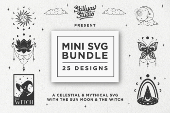 FREE Celestial & Mythical SVG Bundle By TheHungryJPEG | TheHungryJPEG.com