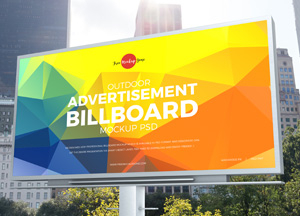 Free City Outdoor Advertisement Billboard Mockup PSD 2019 outdoor advertisement billboard ckup psd 
