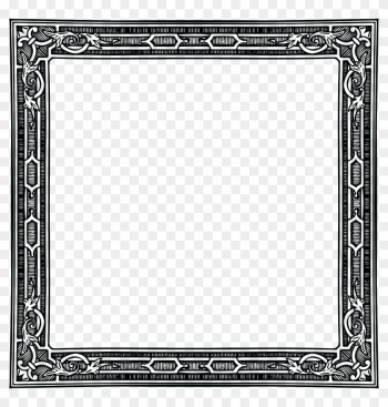 Free Clipart Of A Classic Styled Frame In Black And - Thick Border