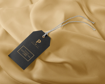 Free Clothing Tag Label Mockup p premian free lectast premium clothing tag label 