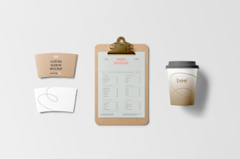 Free Coffee Branding Mockup Free Coffee Branding Mockup