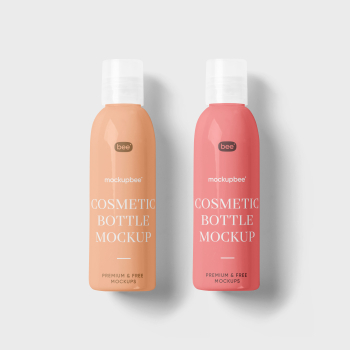 Free Cosmetic Bottle Mockup Free Cosmetic Bottle Mockup