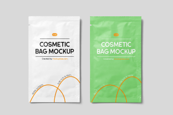 Free Cosmetic Sample Sachet Mockups Free Cosmetic Sample Sachet Mockups