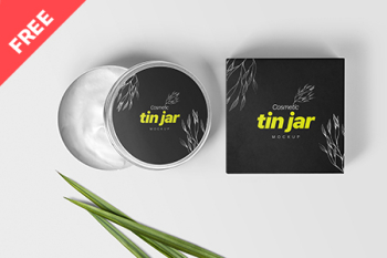 Free Cosmetic Tin Jar Mockup coomeie cosmeic tin jar tin jar mockup free Free Cosmetic Tin Jar Mockup coomeie cosmeic tin jar tin jar mockup free